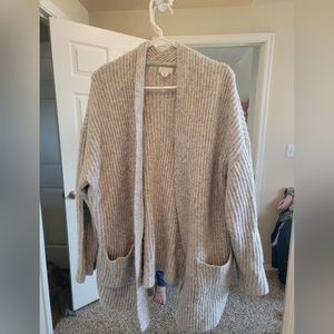 Caslon 2X thick sweater cardigan